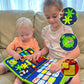 LearnToy Dinosaur Montessori Learning Toy for Toddlers Ages 1-4 Years, Busy Sensory Board with Educational Activities, Travel-Fr