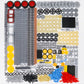 Brickbounty 846 Pcs Technical-Parts Compatible With Technic Set, Tires Wheels Frame Liftarm Beam And Pins, Moc & Stem Replacemen