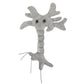 GIANTMICROBES Neuron Plush Toy, Brain Cell Model, 7" Grey Polyester, Neuroscience Gift