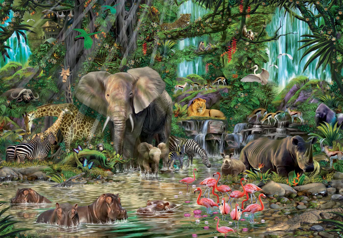 Educa African Jungle 2000 Piece Puzzle
