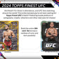 2024 Topps Finest Ufc 6-Pack Blaster Trading Card Box