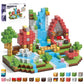 Magnetic Building Blocks Set, 100 Pcs, Waterfall Theme, Creative Construction Toy for Kids