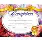 Hayes Certificate Of Completion, Customizable Certificates For Graduation, Achievement, Course Completion, Full-Color Matte Finish, 8.5' X 11' - 30 Pack