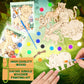 Colingmill 24 Set Safari Party Favors Jungle Craft Kits Supplies DIY Safari Jungle Wooden Painting Kit Wooden Coloring Crafts Wi