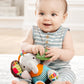 Elephant Teether with Rattles, Crinkles & On-the-Go Playtime Fun!