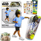 Mandalorian Bop Bag for Kids - Star Wars Toy Bundle with Baby Yoda Punching Bag for Outdoor Play, Plus Stickers and More | Manda