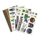 Paladone Minecraft Gadget Decals - 4 Sheets Removable Vinyl Stickers, Heavy-Duty Material, Model PP7302MCF
