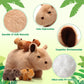 Hollowfly 5 Pcs Capybara Stuffed Animals Capybara Plush Set Gift For Kids Mommy With 4 Cute Babies Inside Soft Stuffed Capybara