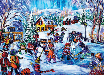 Eurographics Snow Day Game Puzzle (1000 Piece)