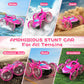 Axirata Amphibious RC Car with Lights for Kids 6-12 Year Old Girls Toy Gesture Hand Remote Control Boat 4WD 2.4GHz Waterproof RC