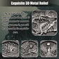 DND Spinner Dice, 7 in 1 Unique Metal Dice Set with 3D Relief for Dungeons and Dragons Gifts, Cool Polyhedral Role Playing Game