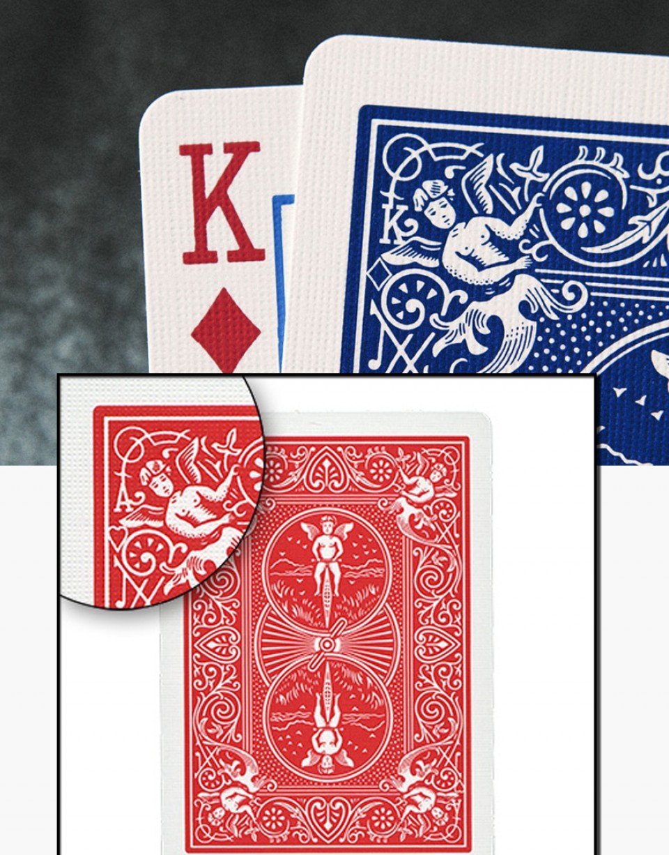 R.S.Magic Tricks Ultimate Marked Deck Magic Card (Pack Of 2 Deck), (Red Back Bicycle Design)