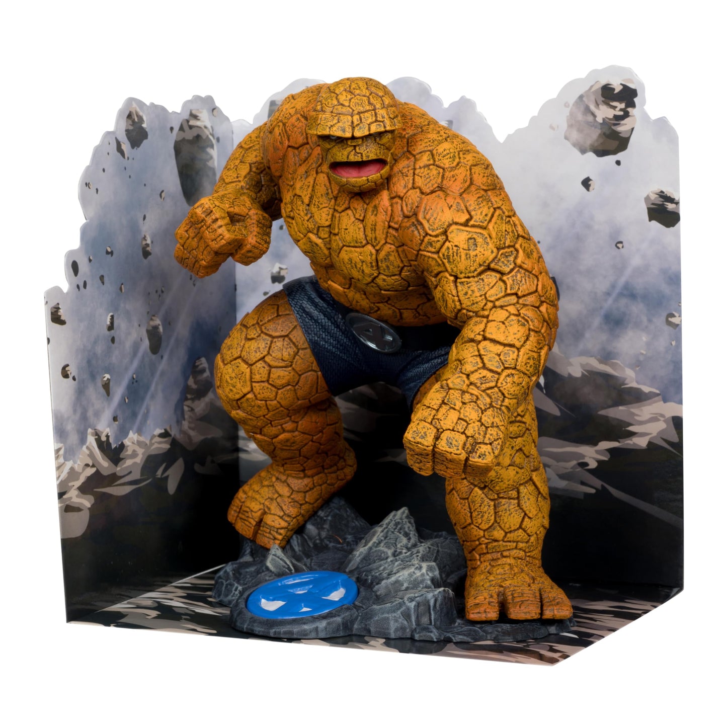 McFarlane Toys Marvel The Thing 1:10th Scale Collectible with Scene (Fantastic Four #642)