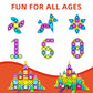 Ronqs 250 PCS Magnetic Tiles for Kids Magnetic Blocks for Kids with Christmas Theme  Magnetic Building Blocks Set  3D SETM Educational Toddler Toys
