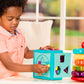 Battat – Sort & Stack Combo – 17-Piece Sensory Sorting Set – Activity Cube With Bead Maze – Educational & Dexterity Toys – 2 Years + – Shape Sorter Cube + Stacking Rings