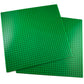 Apostrophe Games Building Blocks Base Plates Compatible With All Major Brands – 2 Pack, 10-1/16' X 10-1/16' Inches Baseplate For Building Bricks – Durable And Sturdy Baseplates (2X Green)