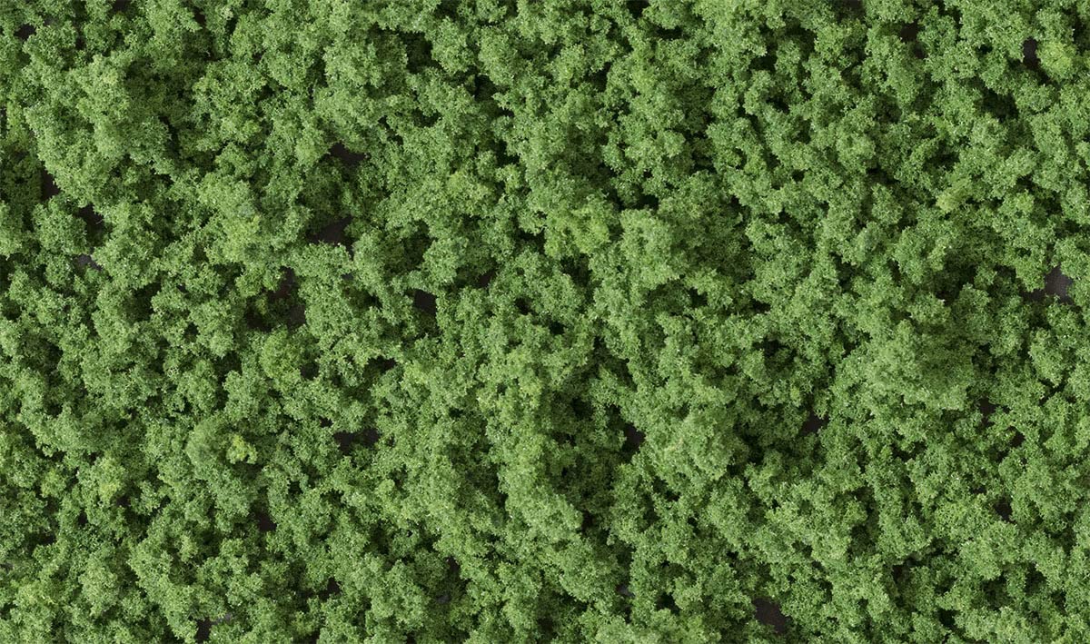 Medium Green Underbrush Clump-Foliage (32 Oz. Shaker) Woodland Scenics