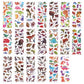 20 Sheets Kids Dinosaur Stickers, Adorable 3D Cartoon & Real Dinosaur Theme Stickers Animal Themed Party Supplies for Water Bott