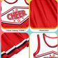Jenpen Cheerleader Costume Cheerleading Outfit Dress Cheer Uniform With Bow Halloween Dress Up Gifts(3-5 Years,Red)