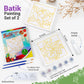 Batik Painting 2-in-1 Kit (Rose, Lily Flower)