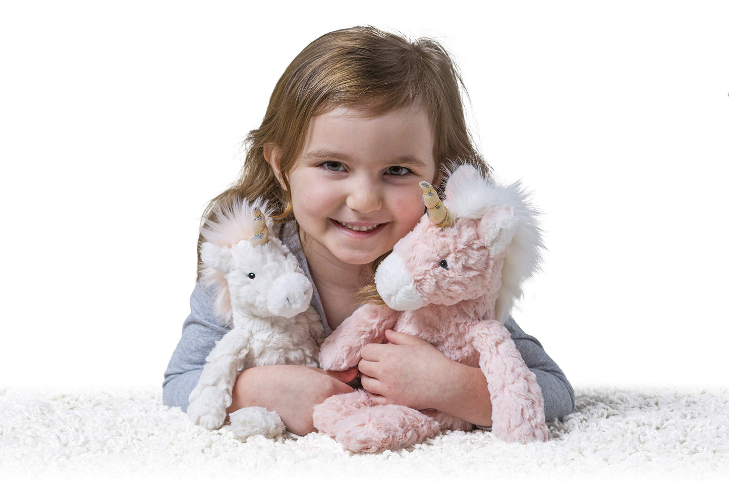 Mary Meyer Blush Pink Unicorn Stuffed Animal, 13-Inch Plush Toy, Model 53471