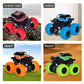 LONANDY 4 Pack Monster Truck Toys for Boys and Girls - Friction Powered Push and Go Toy Cars, Inertia Car Toy Set Stunt Toy Vehi
