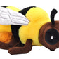 WILD REPUBLIC Ecokins Bee Stuffed Animal, 12" Eco-Friendly Plush Toy Made from Recycled Bottles, Yellow and Black