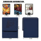 Artboutiq Card Deck Box For Commander Deck Box With 2 Dividers, Card Storage Box Fits 100+ Single Sleeved Cards, Pu Leather Stro
