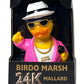Celebriducks - Birdo Marsh - Floating Rubber Ducks - Collectible Bath Toy Gift For Kids & Adults Of All Ages