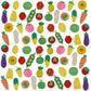 Cllayees 72 Pcs Assorted Fruit Pencil Erasers Toy Set, Mini Vegetable Puzzle Erasers Bulk, 3D Come Apart Gift For Kids Reward Party Favors (Fruit And Vegetable)