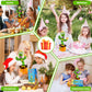 Ayeboovi Dancing Talking Cactus Toy, Singing, Repeating Cactus, Funny Dancing Talking Cactus Repeating Toys For Kids, Adjust Volume Sunny Cactus Mimicking Toy With 120 Songs For Baby Boys And Girls