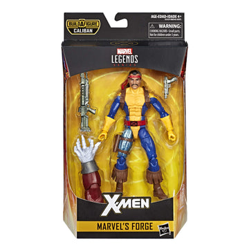 Marvel Legends 6" Action Figure Forge - X-Men Collection, Vinyl, Red, Model E5327AS00, Includes Caliban Build-A-Figure Part