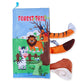 Baby Moo Forest Tail Cloth Book Toy Interactive 3D Cloth Book For Early Sensory Development  Crinkle Pages, Washable & WaterRe