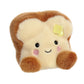 Aurora Adorable Palm Pals Buttery Toast Stuffed Animal - Pocket-Sized Play - Collectable Fun - Brown 5 Inches