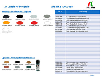 Italeri 1/24 Lancia Delta Hf Integrale 1990 Monte Carlo Rally Model Car It3658