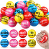 Liliful 48 Pieces Motivational Stress Balls Bulk for mature-themeds Kids Fidget Toys Inspirational Squeeze Balls Christmas Employee Appreciation Gift mature-themed Goodie Bag Stuffer 2.2 Inch(Bright Colors)