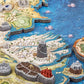 4D Cityscape Game of Thrones 4D Puzzle - Westeros & Essos, 891 Pieces, Multi Color, Plastic, Reg Size, Model AD778