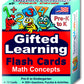 Testingmom.Com Gifted Learning Flash Cards – Math Concepts For Pre-K – Kindergarten – Addition, Subtraction, Counting, & More For Cogat Test, Iowa Test, Nnat Test, Olsat, Nyc Gifted And Talented