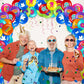 40 Pack 60s Hippie Theme Party Balloons Decorations, 12 Inch Retro Flower Groovy Party Power Peace Sign Party Latex Balloons fo