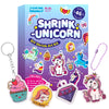 Yrinfay 89PC DIY Unicorn Shrinking Plastic Art Kit - 46 Pre-Cut Shapes, 12 Markers & Accessories - Make Charms, Keychains & Tags