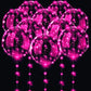Led Balloons 10 Packs, 20 Inches Light Up Boboballoons Helium Style,Glow Bubble Balloons For Christmas Wedding Birthday Valentin