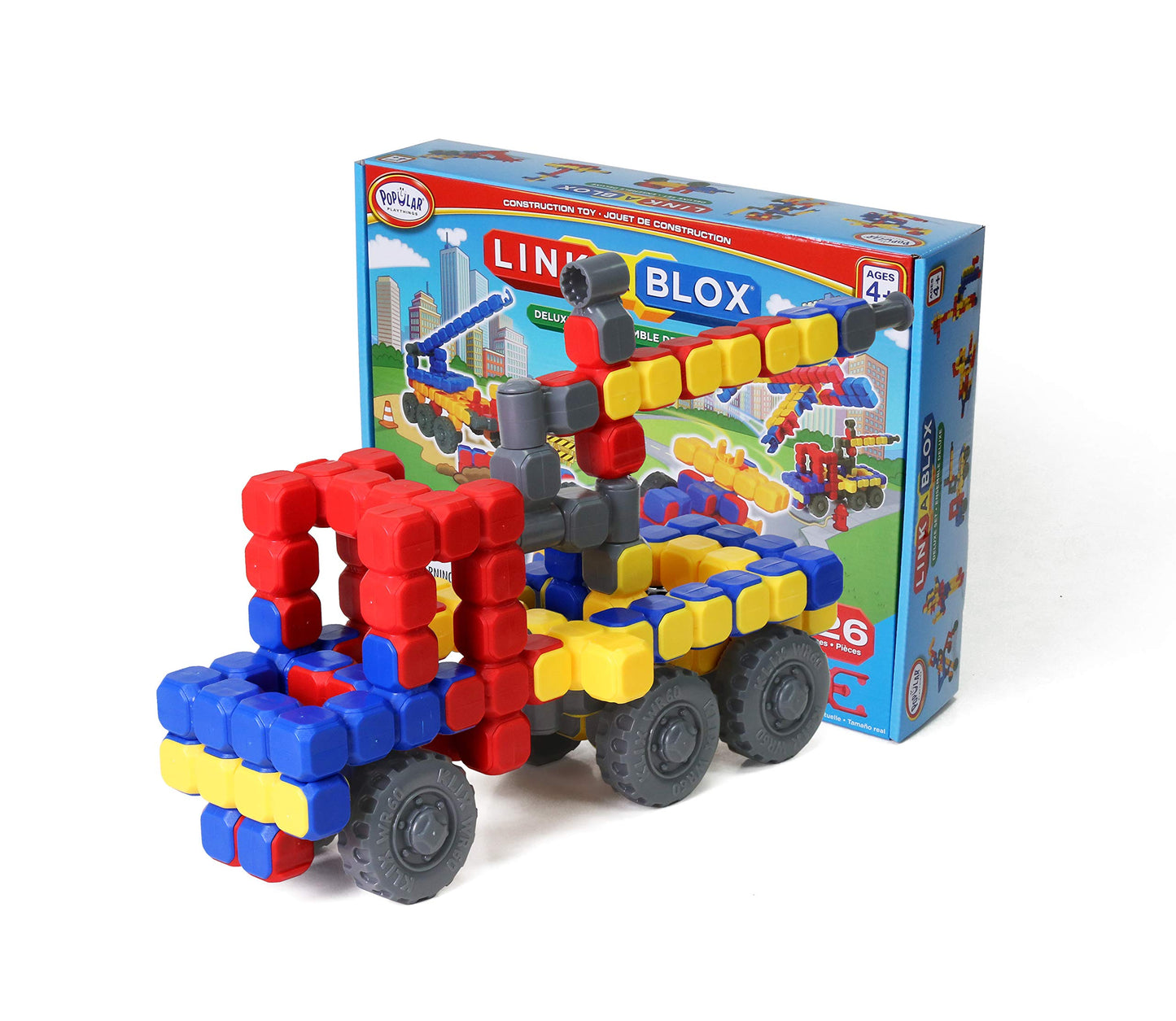 Popular Playthings Linkablox Deluxe Construction Toy Set With Activity Guide For Kids Ages 4 And Older
