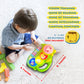 AMINFUN Baby Piano Drum 6-12 Months Toy, Caterpillar Piano Keyboard Drum Light Up Sound Musical Toy, Learning Educational Intera