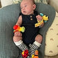 Garden Bug Baby Rattle Socks & Wrist Rattles Set