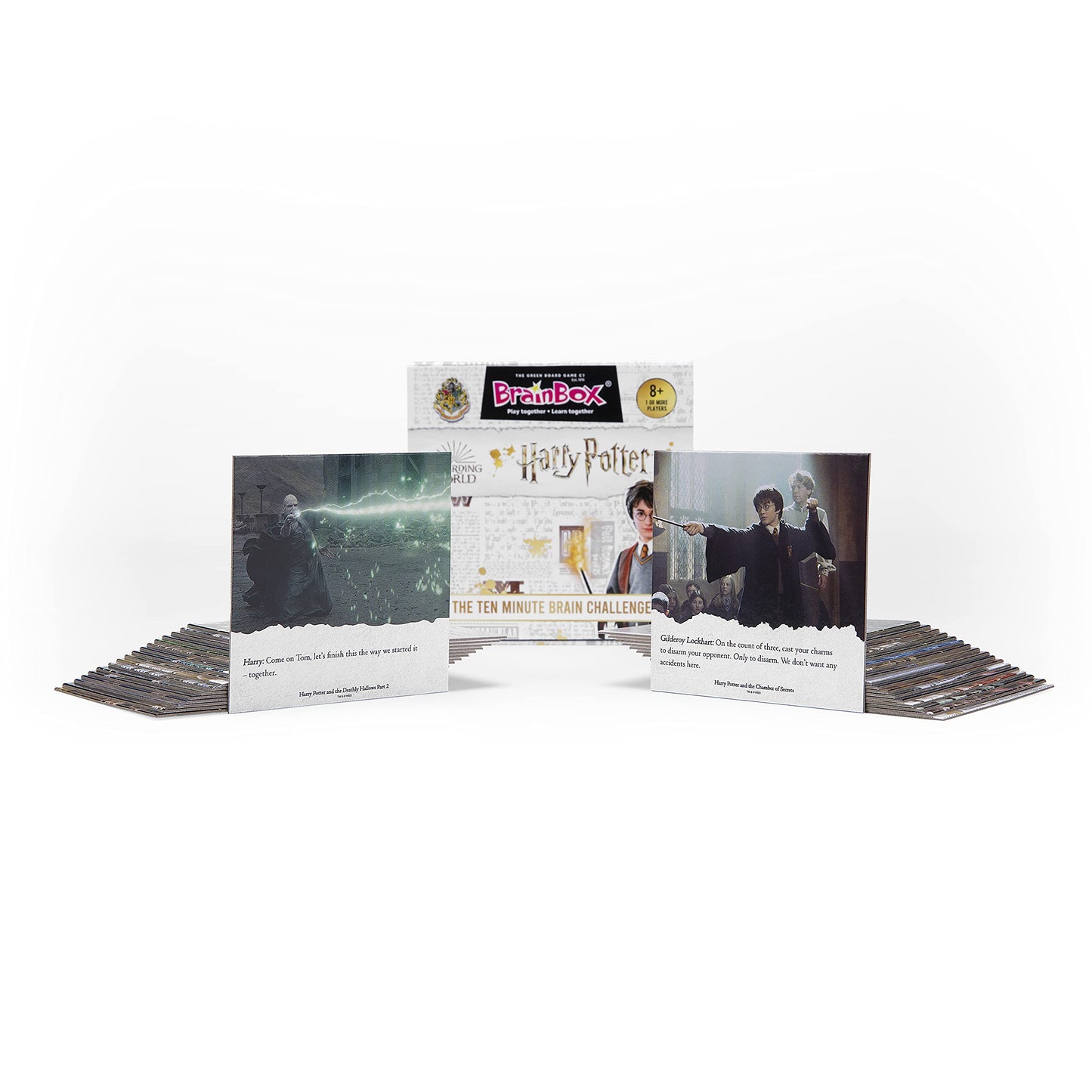 Asmodee Brainbox Harry Potter Card Game | Fun & Educational | Ages 8+ | 1+ Players | 10 Min Playtime | Mixed Material