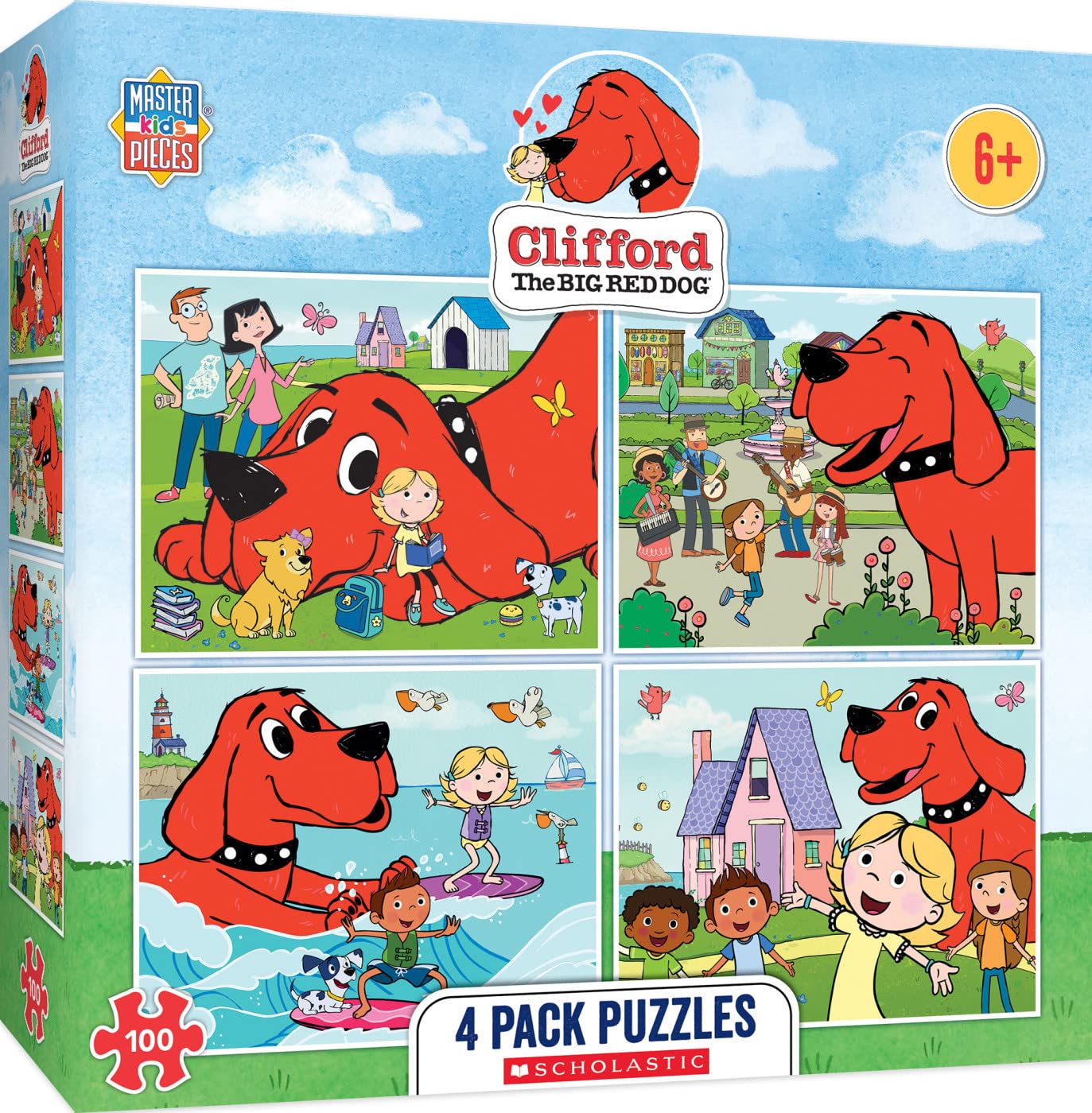 Cliffordf 4-Pack Kids Puzzles