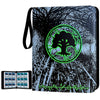 MTGPRO 9 Pocket Card Binder  720 Double Sided Pocket Trading Card Binder  enhanced PU Card Collector Album Card Folder for MTG/YGO/PTCG/Game Cards(Green)