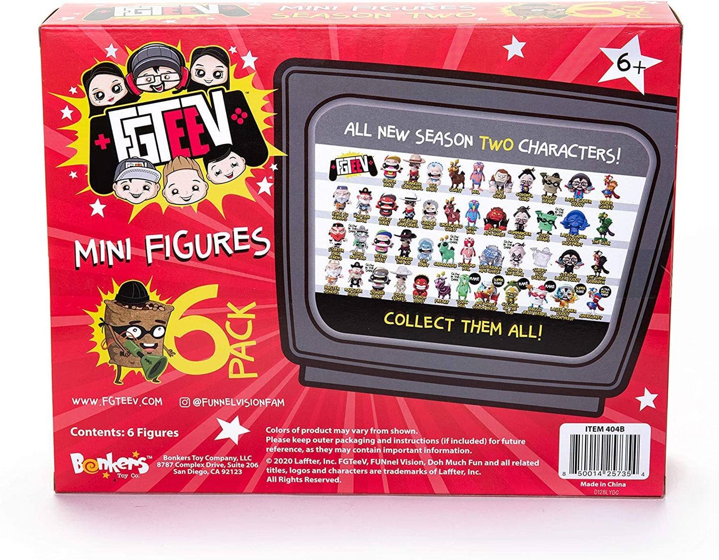 Fgteev 2.5' Figure 6 Pack (Season 2)