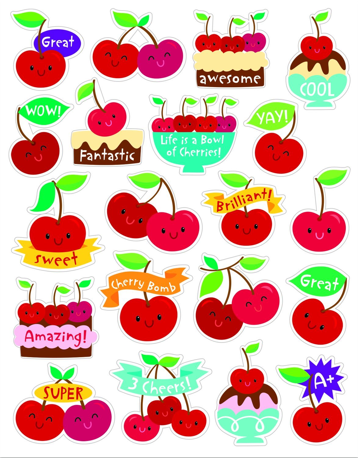 Eureka Cherry Stickers - Scented