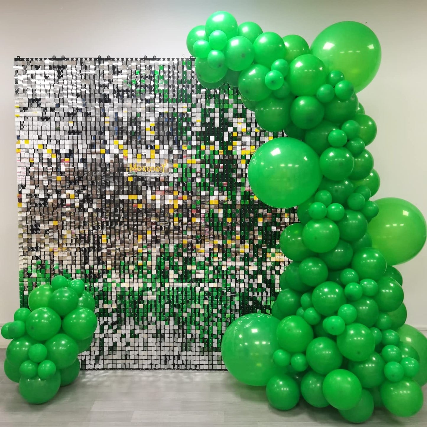 Moxmay 102 Pieces Green Balloons 18In 12In 10In 5In Different Sizes Party Balloon Kit For Birthday Halloween Christmas Wedding B
